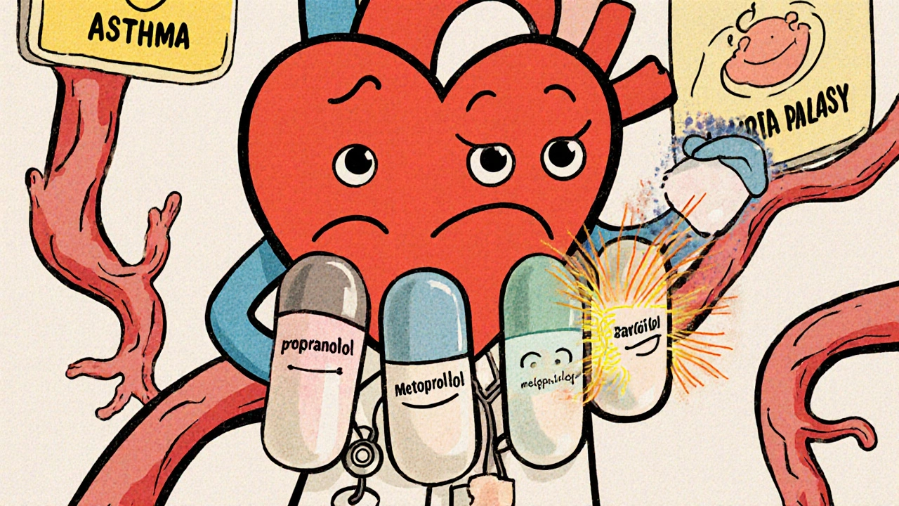 Beta-Blockers: How Different Types Interact and Why Drug Choice Matters