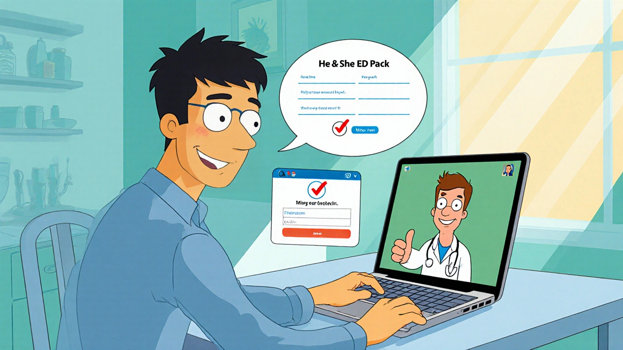 He&She ED Pack (Sildenafil) vs Other ED Options: A Clear Comparison