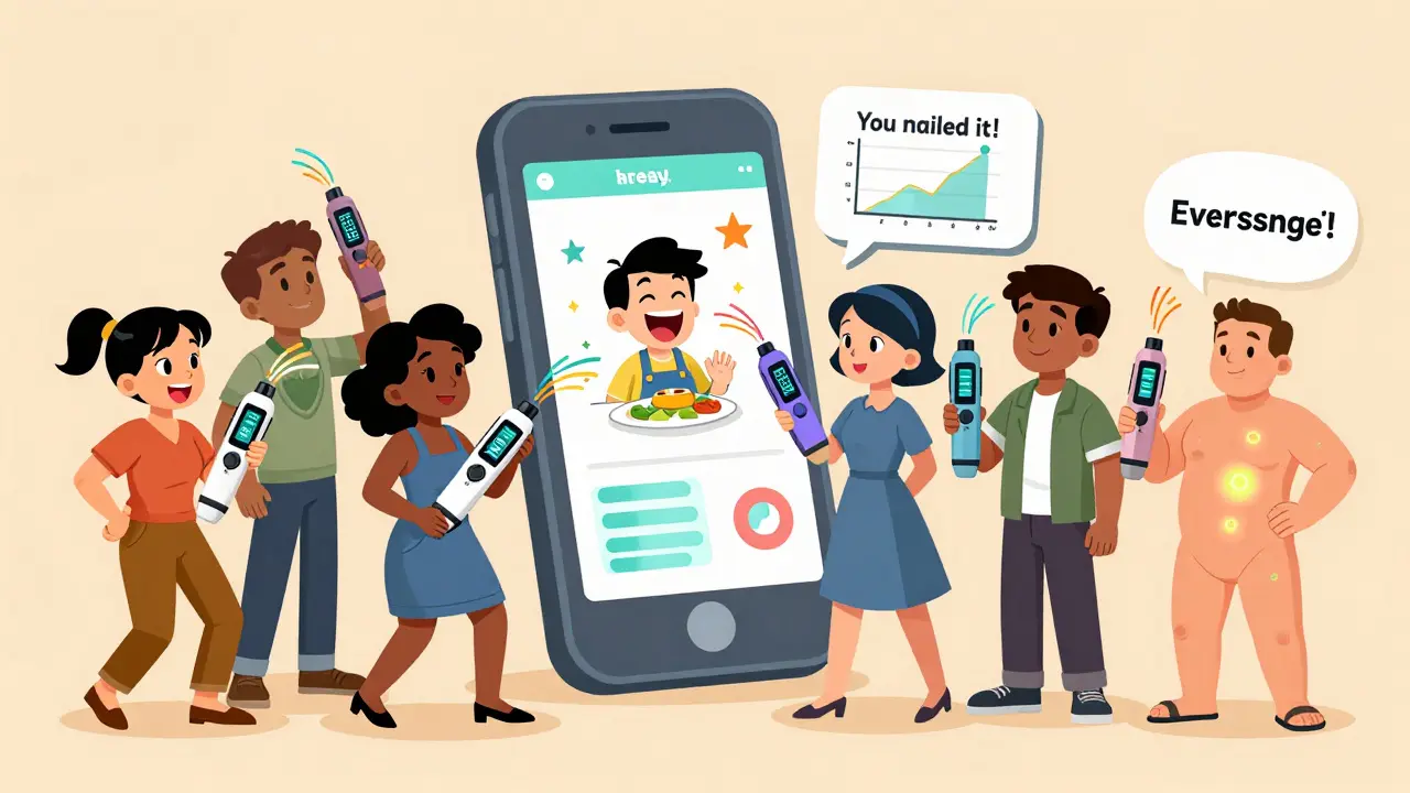 People use colorful smart pens that send data to a friendly app interface with animated graphs.